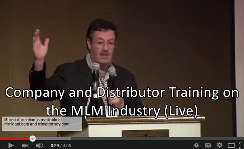 MLM Company and Distributor Training Session (Live)